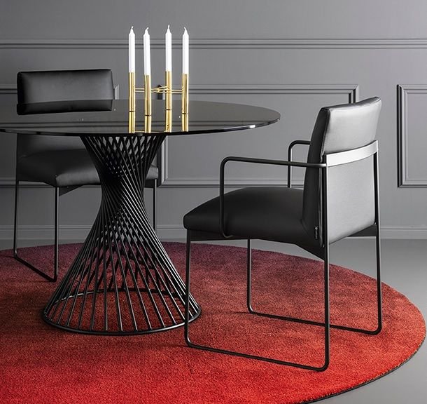 Calligaris Gala CS1867 Dining Chair With Arms in Venice By Calligaris