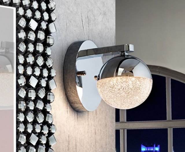 Beadle Crome Interiors Globe Wall Light