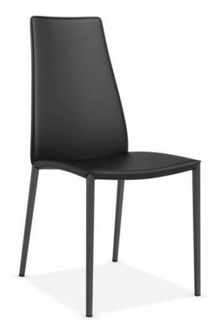 Calligaris Aida Chair in Regenerated Leather By Calligaris