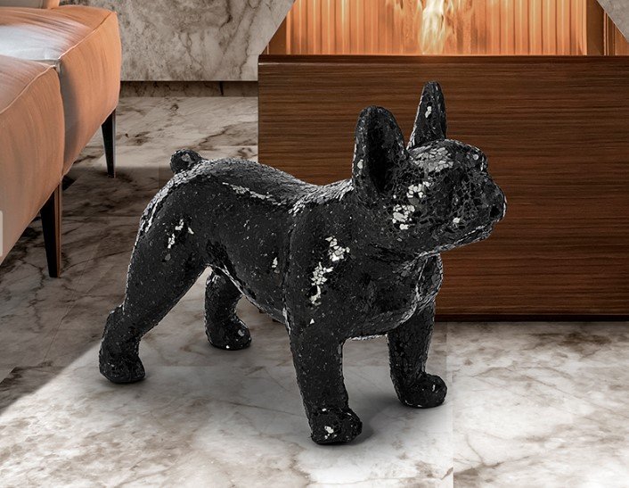Beadle Crome Interiors Reno Oscar Standing Dog Figure