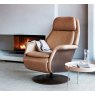 Stressless Stressless Sam with Wooden Arms and Disc Base