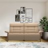 Stressless Stressless Mary 2 Seater Sofa With Wooden Arm and Recliners