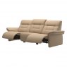 Stressless Stressless Mary 3 Seater Sofa With An Upholstered Armrest and Recliner