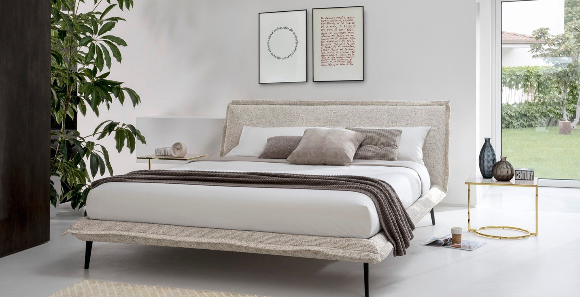 Stylish bedroom Visit our showroom to see more