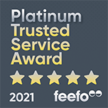 Feefo Platinum Trusted Service Award