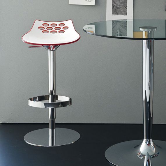 Calligaris Connubia Jam bar stool height adjustable