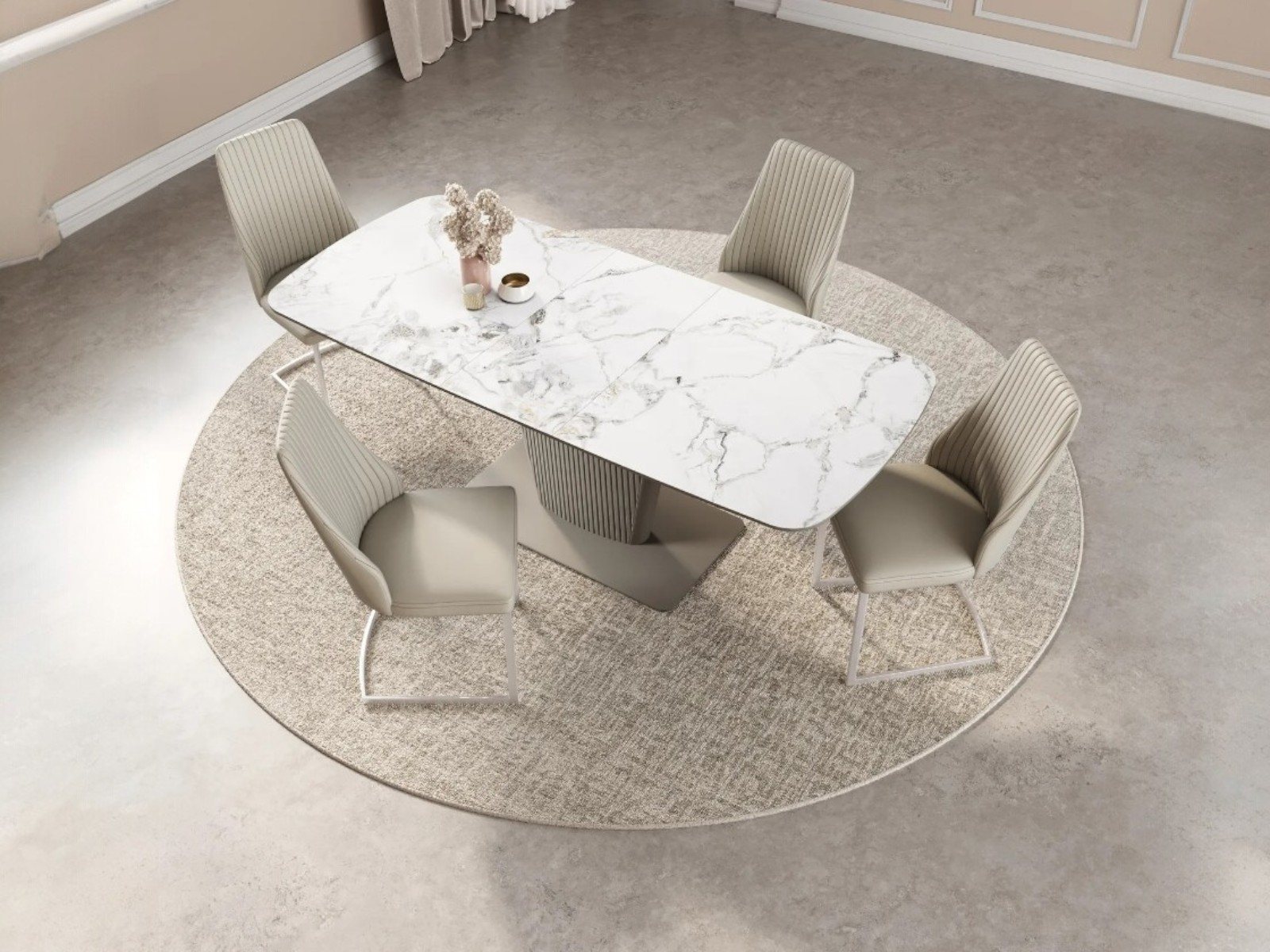 Onyx Extending Dining Table - Beadle Crome Interiors
