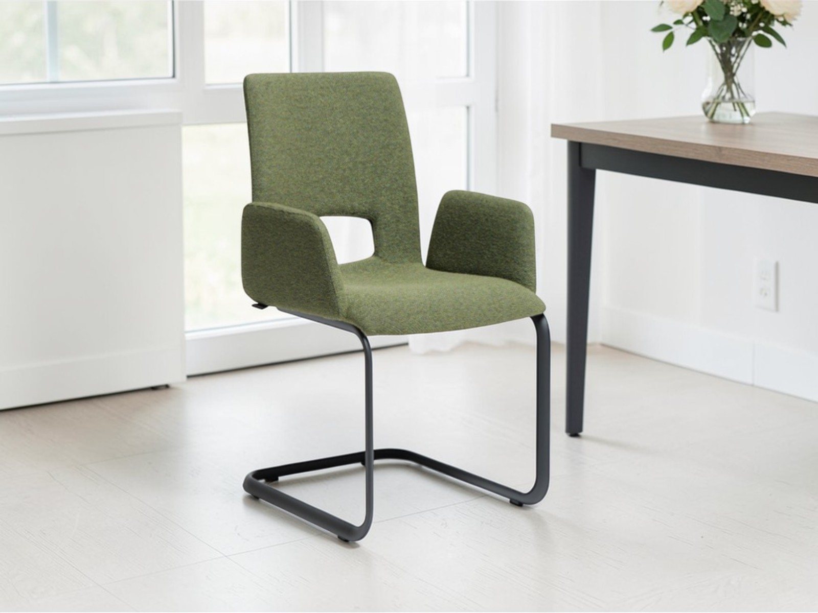 Bill Dining Chair With Arms By Venjakob - Beadle Crome Interiors