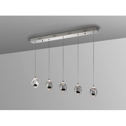 Catania 5 Light Dimmable Pendent Bar