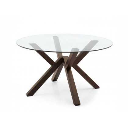 Mikado Glass Round Table By Connubia
