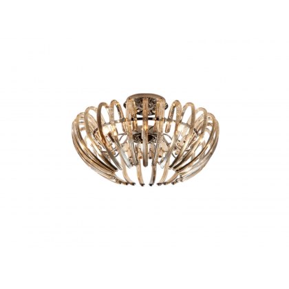 Temple Champagne Ceiling Light