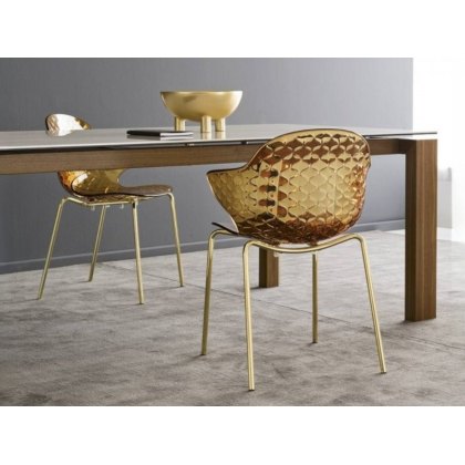 Saint Tropez Dining Chair With Metal Legs By Calligaris