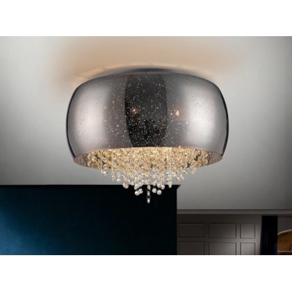 Cody Flush Chrome Ceiling Light Cody Flush Chrome Ceiling Light