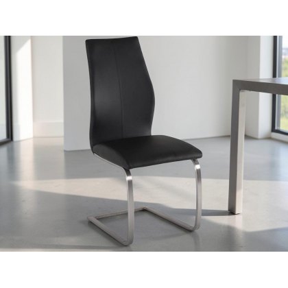 Arcalia chair with brushed steel base Arcalia chair with brushed steel base