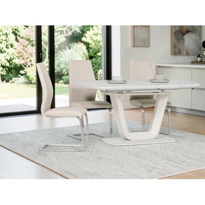Arcalia chair with brushed steel base Arcalia chair with brushed steel base