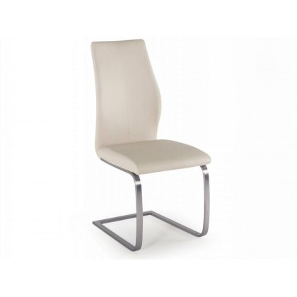 Arcalia chair with brushed steel base Arcalia chair with brushed steel base