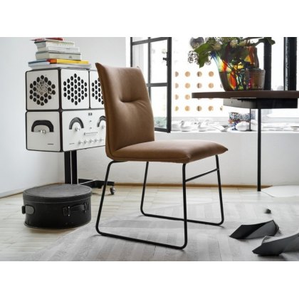 Maya Sleigh Leg Chair By Connubia
