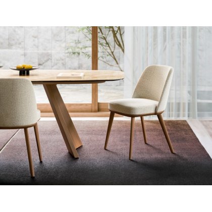 Foyer CS1888-MTO Wooden Leg Dining Chair By Calligaris