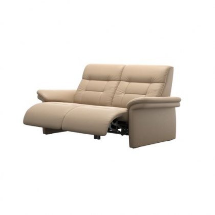 Stressless Mary 2 Seater Sofa With An Upholstered Armrest and Recliner