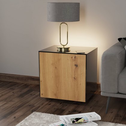 Access Lamp Table With Oak Door