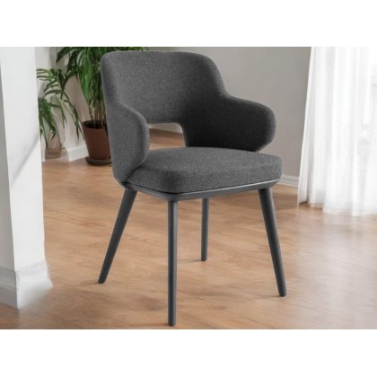 Foyer CS2000-MTO Wooden Leg Dining Chair With Arms By Calligaris