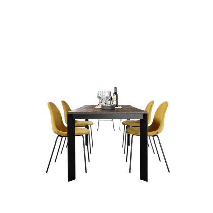 Baron 130cm by 85cm Extending Table with a Melamine Top by Connubia