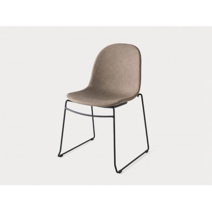 Academy Sleigh Leg Chair Stackable in Polypropylene By Connubia