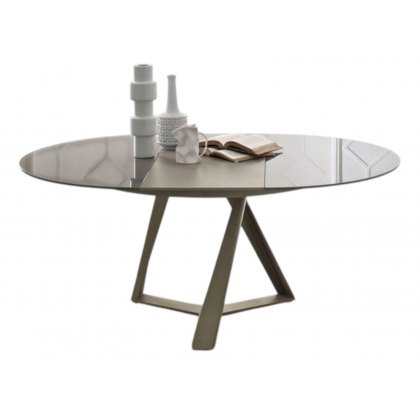 Millennium Round Extendable Marble Table