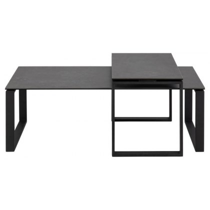 Oblo Coffee Table Black Ceramic