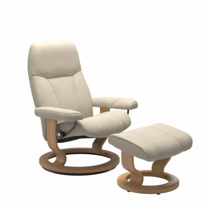 Quickship Stressless Consul with Classic Base