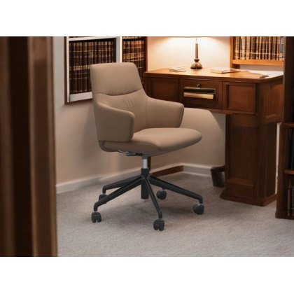 Stressless Mint Home Office Low Back With Arms Stressless Mint Home Office Low Back With Arms