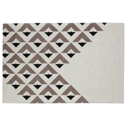 Plain Black and White Rug Plain Black and White Rug