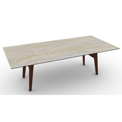 Abrey Fixed Rectangular Top Table By Calligaris