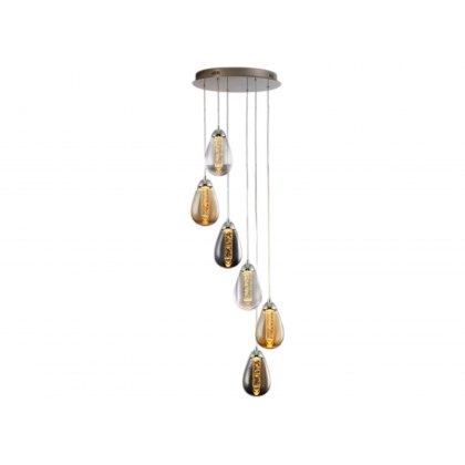 Fountain 6 Mixed Pendant Ceiling Light
