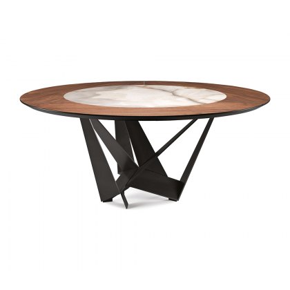 Skorpio Round Ker-Wood Table By Cattelan Italia