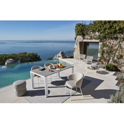 Dorian Ceramic Outdoor Extending Dining Table 160x90cm Dorian Ceramic Outdoor Extending Dining Table 160x90cm