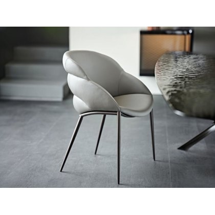 Camilla Chair With Metal Legs By Cattelan Italia