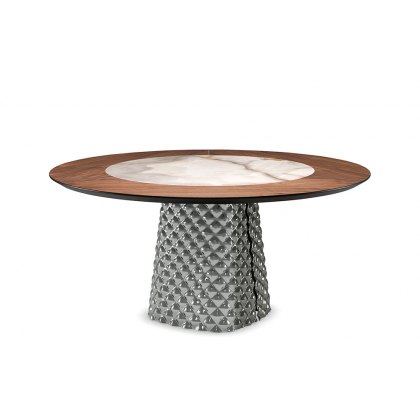 Atrium Round Ker-Wood Table By Cattelan Italia