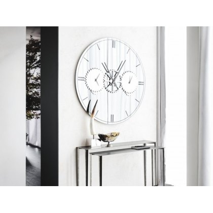 Times Mirrored Clock By Cattelan Italia Times Mirrored Clock By Cattelan Italia