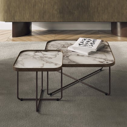 Benny Keramik Square Side Table By Cattelan Italia