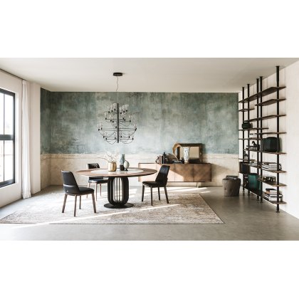 Soho Ker-Wood Round Table By Cattelan Italia