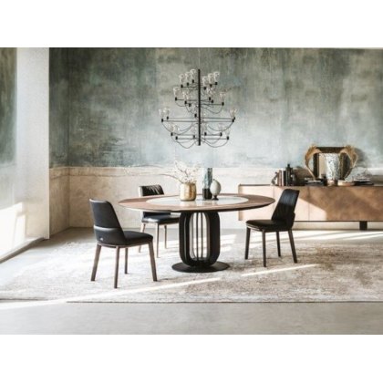 Soho Ker-Wood Round Table By Cattelan Italia Soho Ker-Wood Round Table By Cattelan Italia