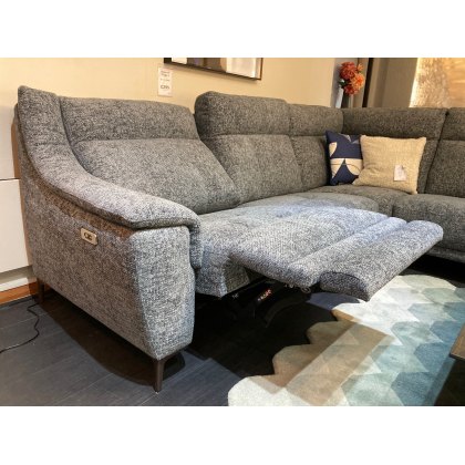 Helena Corner Sofa with 1 Electric Recliner Clearance