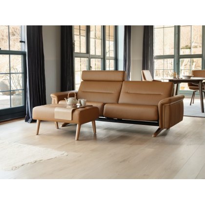 Stressless Stella 2.5 Seater Sofa With Wooden Arm
