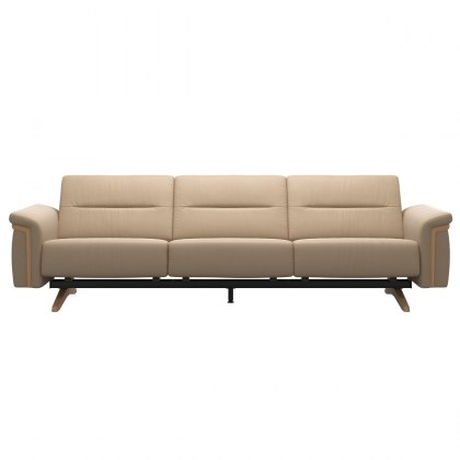 Stressless Stella 3 Seater Sofa With Wooden Arm