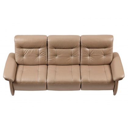 Stressless Mary 3 Seater Sofa With Wooden Arm