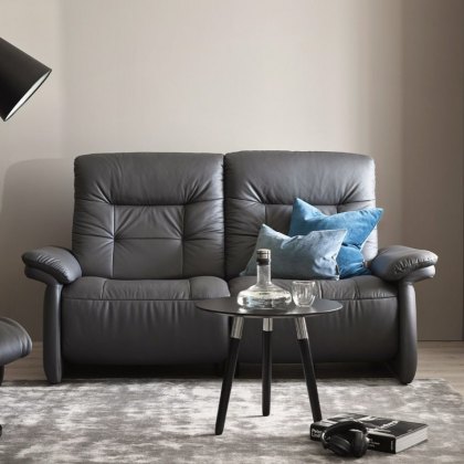 Stressless Mary 2 Seater Sofa With An Upholstered Armrest