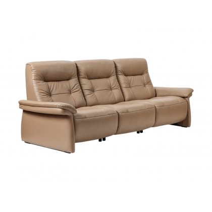 Stressless Mary 3 Seater Sofa With An Upholstered Armrest