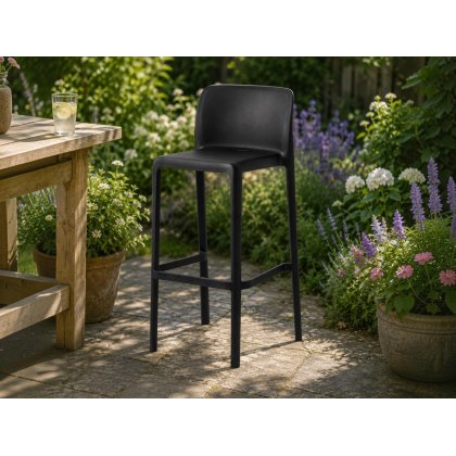 Bayo Large Outdoor Barstool By Connubia Bayo Large Outdoor Barstool By Connubia
