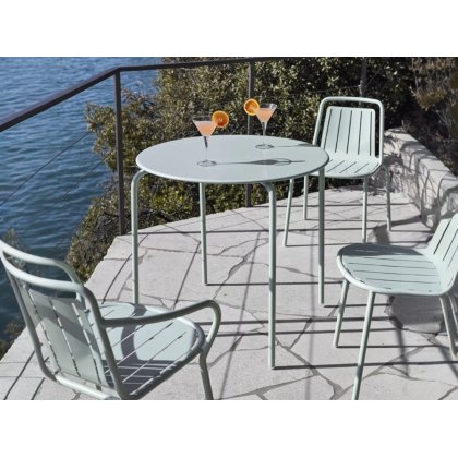 Easy CB4813-FD80 E Outdoor Round Dining Table By Connubia Easy CB4813-FD80 E Outdoor Round Dining Table By Connubia